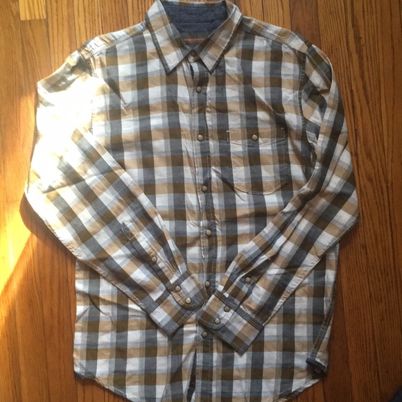 Northwest Territory Plaid Long Sleeve Snap Button - Picture 1 of 5